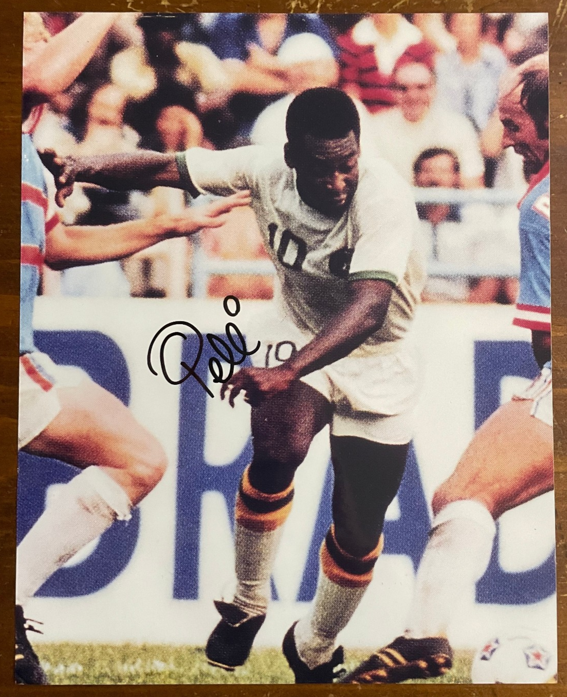 Pele Signed Autograph Signature 8x10 Photograph Soccer Legend