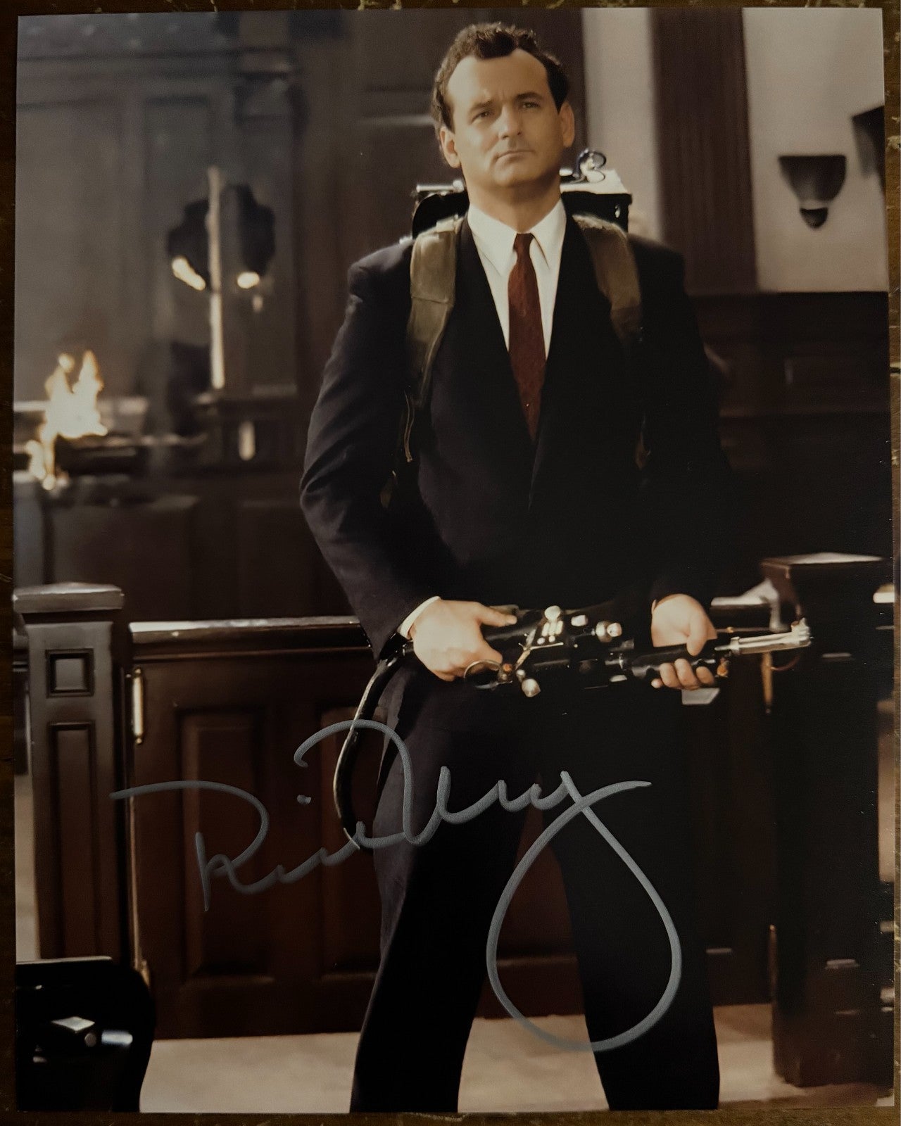 Bill Murray Ghostbusters Signed Autograph Signature 8x10 Matte Photograph COA