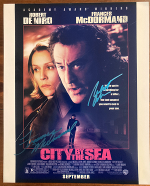 Robert DeNiro Frances McDormand Signed Autograph Signatures 8x10 City By The Sea