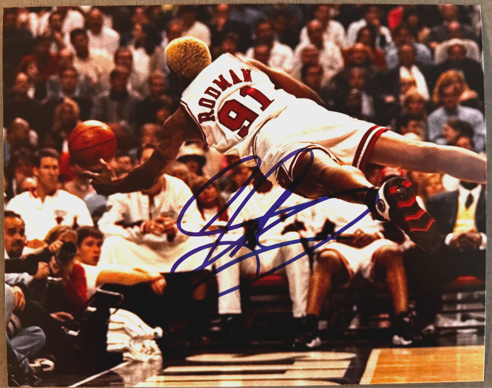 Dennis Rodman Signed Autograph Signature 8x10 Matte Photograph COA