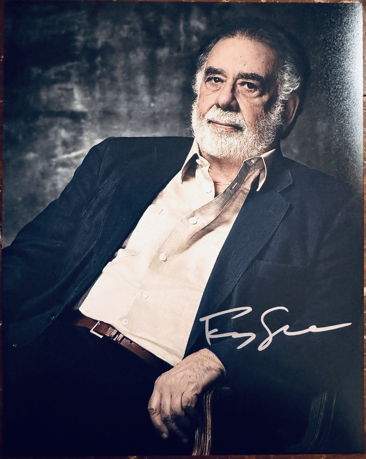 Frances Ford Coppola Signed Autograph Signature 8x10 Matte Photograph COA