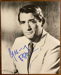Gregory Peck Signed Autograph Signature 8x10 B&W Glossy Photograph