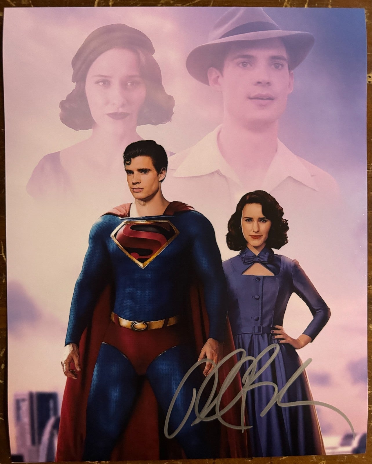 Rachel Brosnahan signed Autographed Signature 8x10 Matte Superman Photograph COA