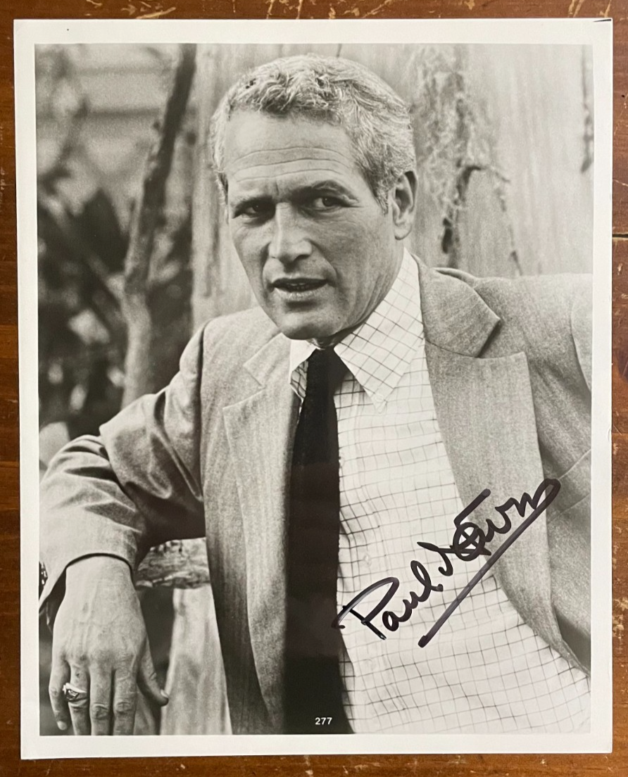 Paul Newman Signed Autograph Signature 8x10 Glossy Photograph