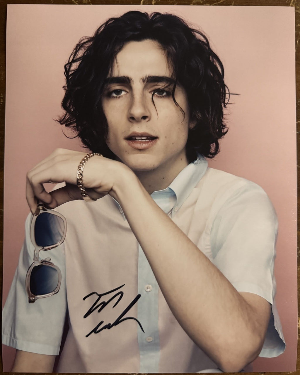 Timothee Chalamet Signed Autograph Signature 8x10 Matte Photograph COA