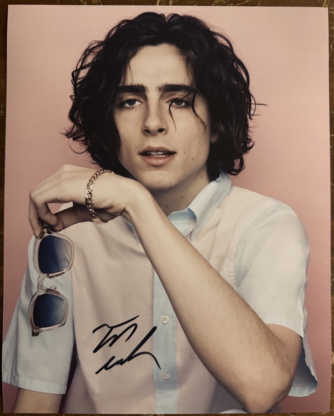 Timothee Chalamet Signed Autograph Signature 8x10 Matte Photograph COA