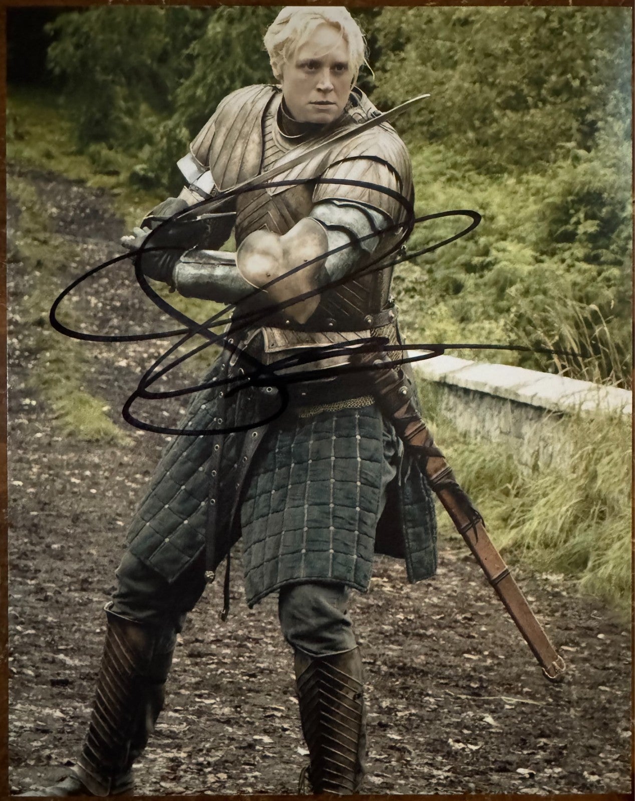 Gwendoline Christie Game of Thrones Signed Autographed 8x10 Matte Photograph COA