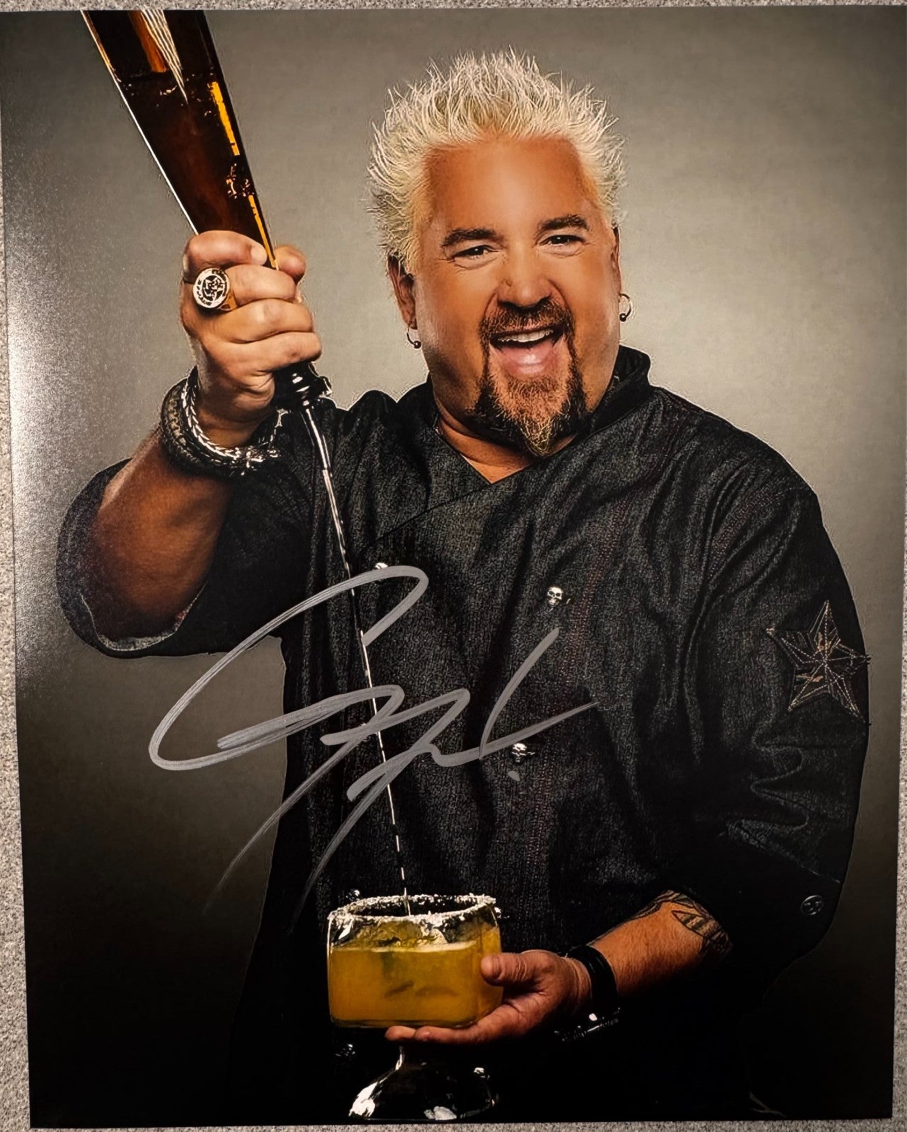 Guy Fieri Signed Autograph Signature 8x10 Matte Photograph COA