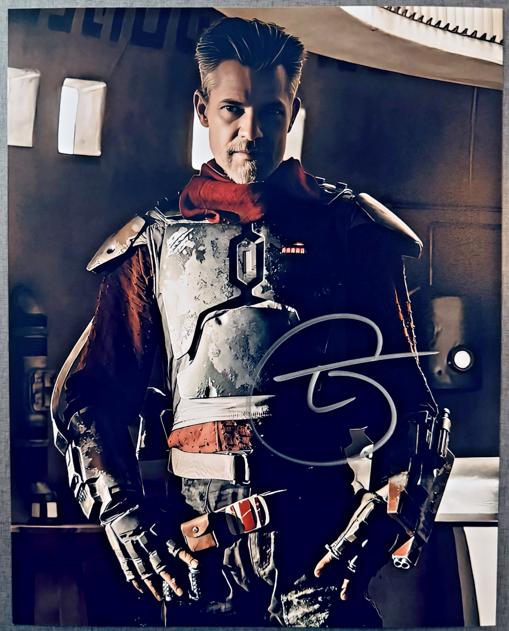 Timothy Olyphant Star Wars Boba Fett Signed Autographed 8x10 Matte Photo COA