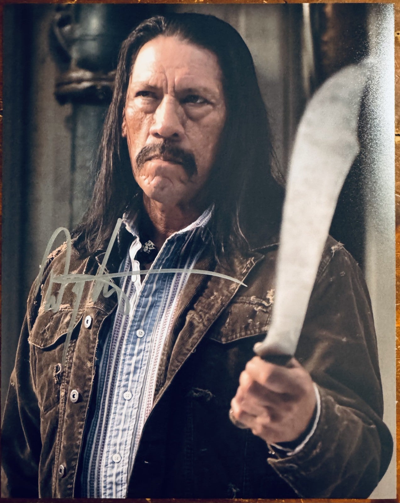 Danny Trejo Machete Signed Autographed Signature 8x10 Matte Photograph COA