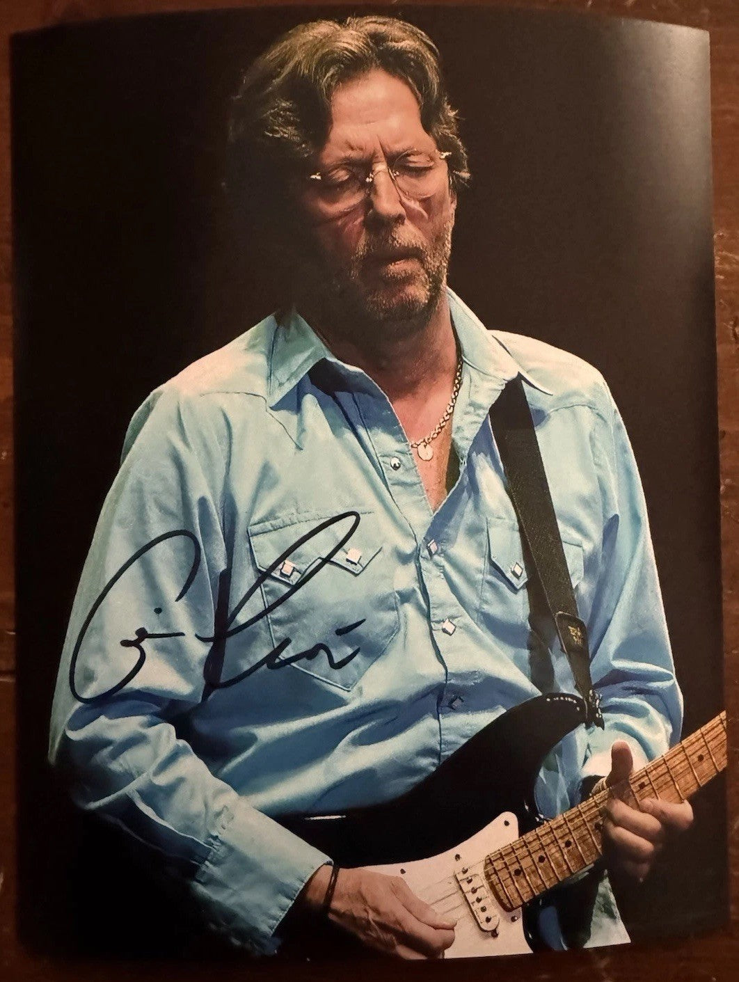 Eric Clapton Signed Autographed Signature 8x10 Photograph COA