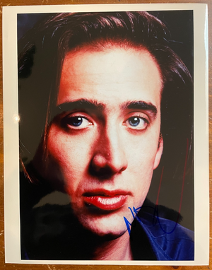 Nicholas Cage Signed Autograph Signature 8x10 Color Glossy Photograph