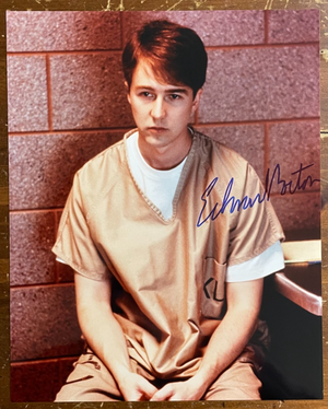 Edward Norton Signed Autograph Signature 8x10 Glossy Primal Fear Photograph