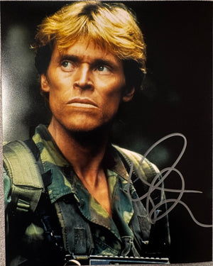Willem Dafoe Clear & Present Danger Signed Autograph 8x10 Matte Photograph COA