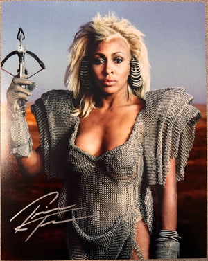 Tina Turner Mad Max Signed Autographed Signature 8x10 Matte Photograph COA