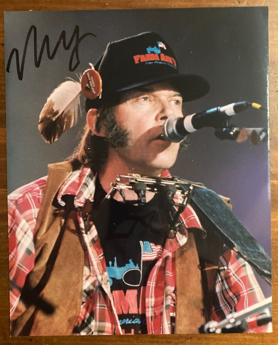 Neil Young Signed Autograph Signature 8x10 Color Glossy Photograph