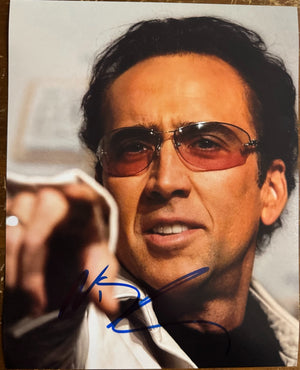 Nicolas Cage Signed Autograph Signature 8x10 Matte Photograph COA