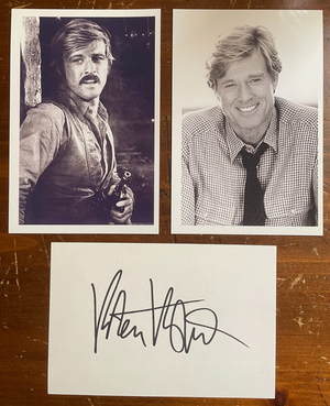 Robert Redford Signed Autograph Signature 5X7 Butch Cassidy & the Sundance Kid