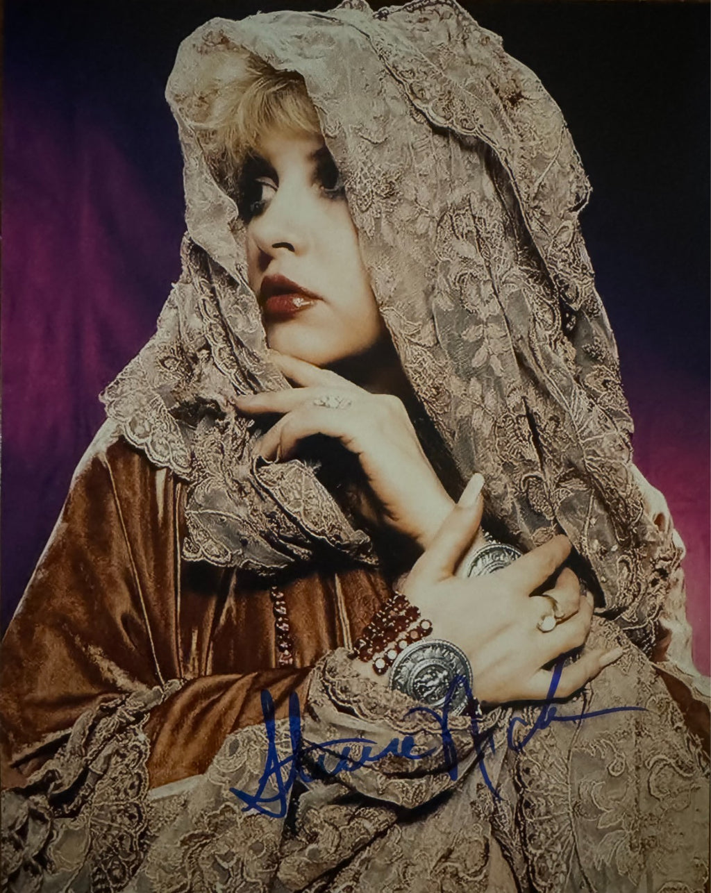 Stevie Nicks Fleetwood Mac Signed Autographed Signature 8×10 Matte Photograph