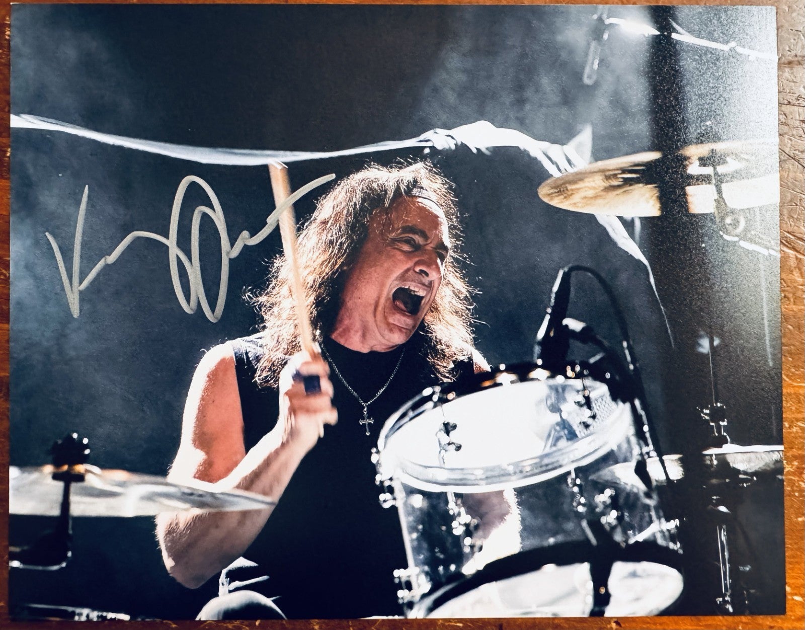 Vinny Appice Black Sabbath DIO Signed Autographed Signature 8x10 Matte Photo COA