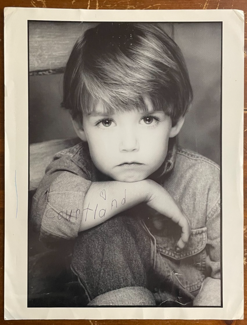 Courtland Mead Signed Autograph 8.5x11 Rare early Signature Little Rascals