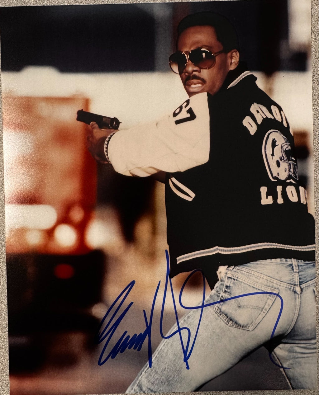 Eddie Murphy Beverly Hills Cop Signed Autograph Signature 8x10 Matte Photo COA