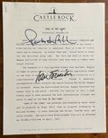 Penelope Ann Miller & Louis Jourdan Signed Year of the Comet Castle Rock Origin.