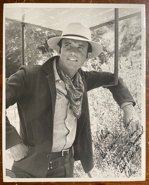 Allen Case Signed Autograph Signature 8x10 B&W Glossy Photo Deputy Clay McCord