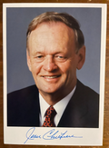 Jean Chrétien Signed Autograph 5x7 Color Glossy Photograph Prime Minister Canada