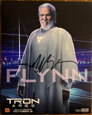 Jeff Bridges Signed Autograph Signature 8x10 Matte Tron Photograph COA