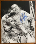 Roy Dotrice RARE Autograph Signature 8x10 One Man Show Brief Lives John Aubry