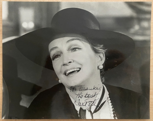 Nina Foch Signed Autograph Signature 10x8 Glossy Photograph An American in Paris