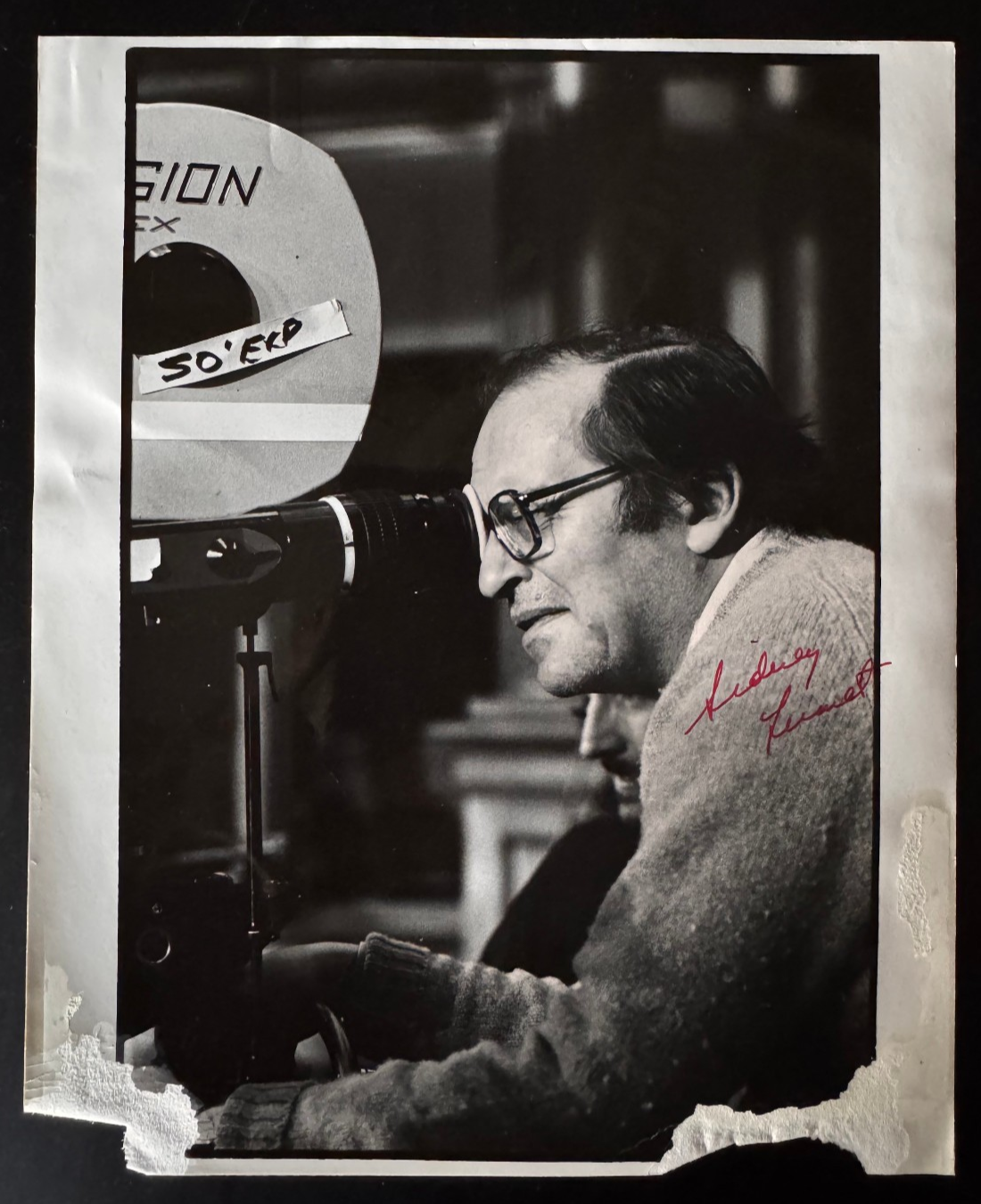 Sidney Lumet Signed Autograph Signature 8x10 Vintage Original Photograph