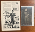 Robert Morley Signed Autograph Signature 5.5x8.5 Cut Vintage Ad from a Magazine
