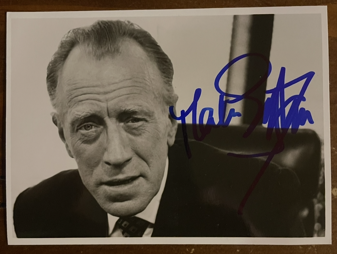 Max Von Sydow Signed Autograph Signature 5.5x4 A Kiss Before Dying Photograph