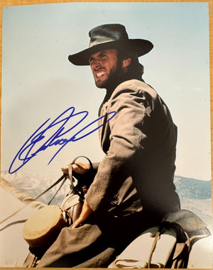 Clint Eastwood Two Mules for Sister Sara Signed Autograph 8x10 Matte Photo COA