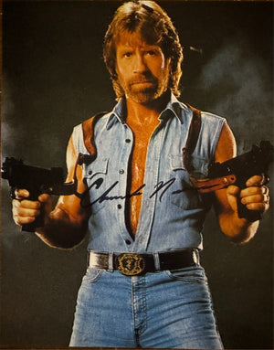 Chuck Norris Invasion USA Signed Autographed Signature 8×10 Matte Photograph