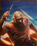 Dave Bautista Signed Autograph 8x10 Matte Guardians of the Galaxy Photograph COA