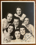 Lester Cole & The Debutantes Signed Autograph Signature 8x10 Vintage Photograph
