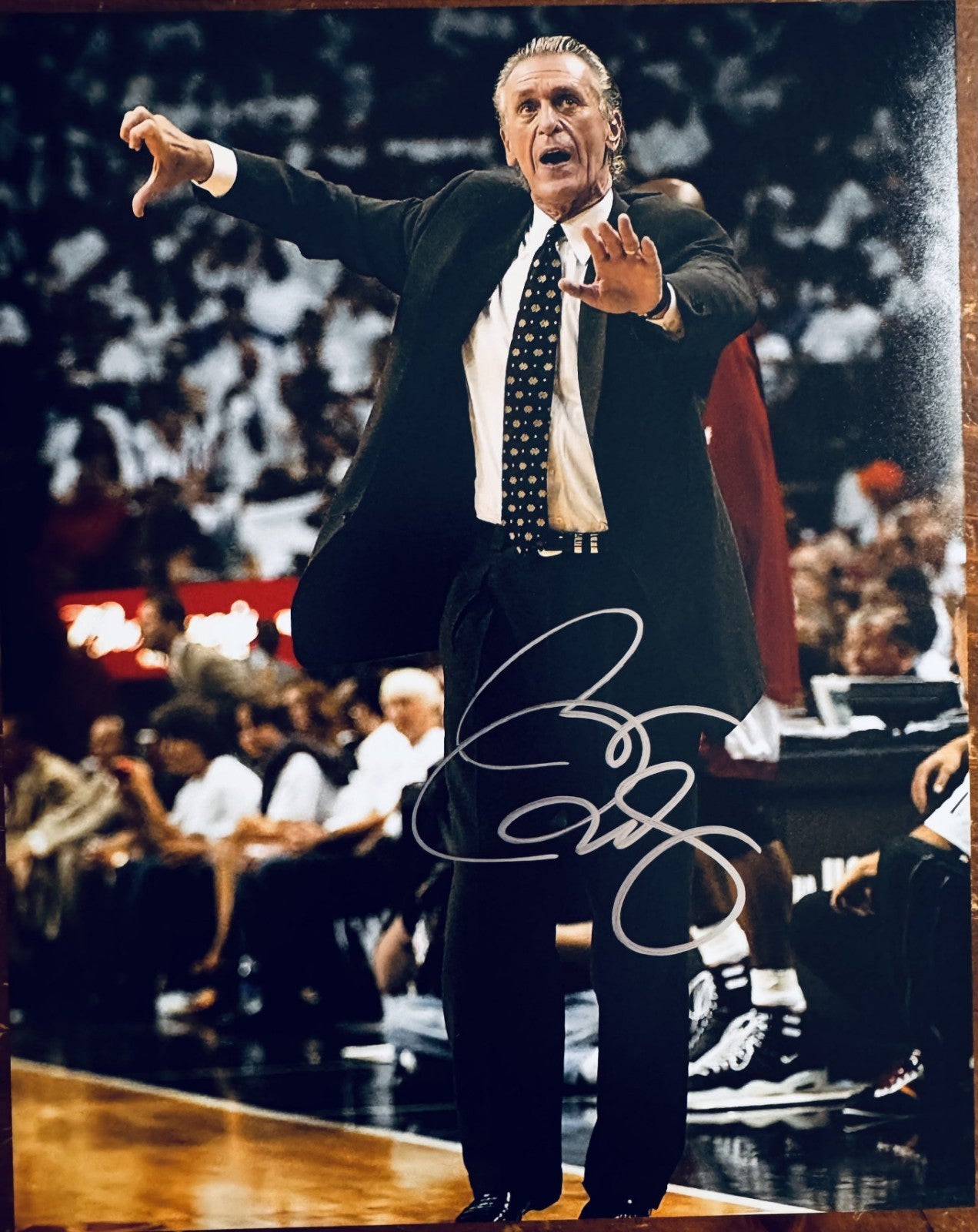 Pat Riley Signed Autographed Signature 8x10 Matte Photograph COA