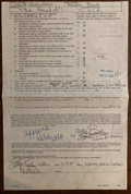 Ashley Bank Signed Autograph Signature 8.5x12.5 Set Physical for The Haunted