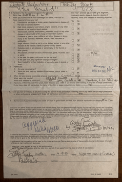 Ashley Bank Signed Autograph Signature 8.5x12.5 Set Physical for The Haunted - Northwest Cascade Collectibles