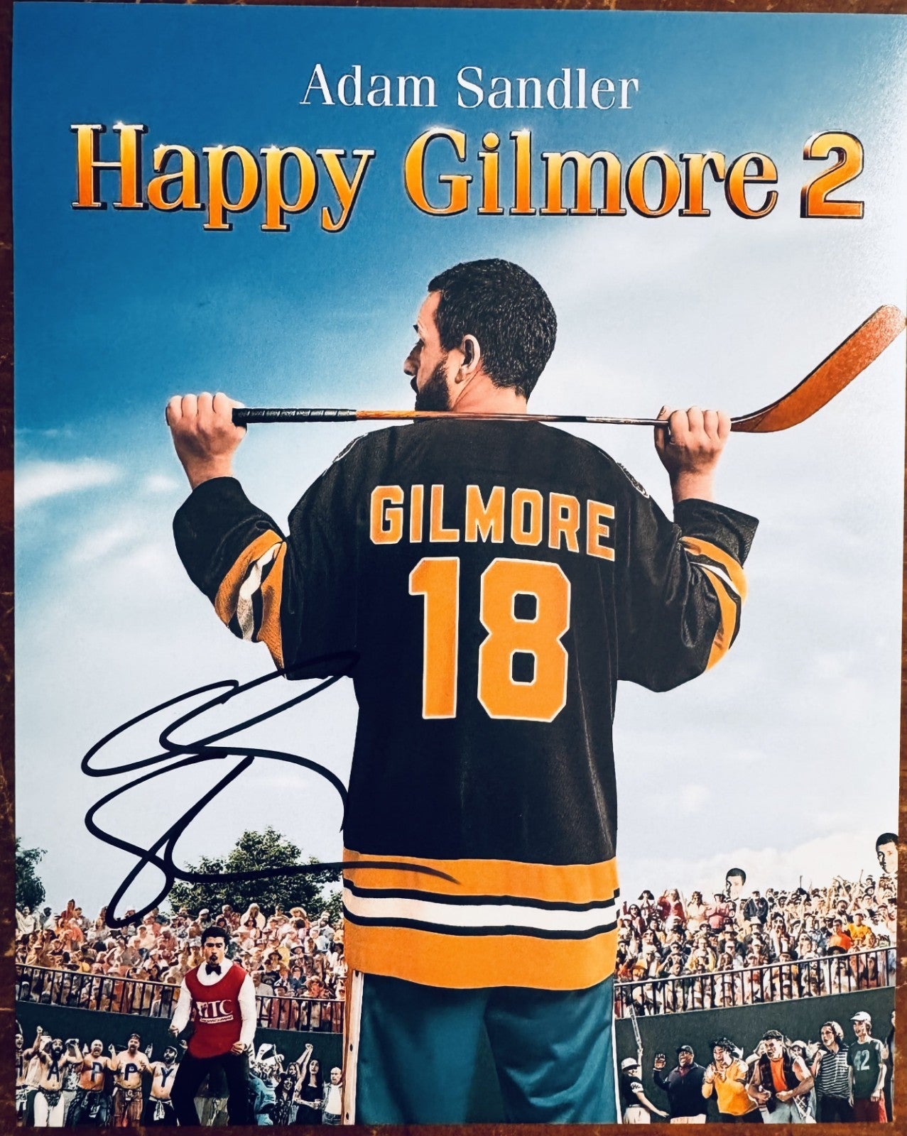 Adam Sandler Happy Gilmore 2 Signed Autographed Signature 8x10 Matte Photo COA