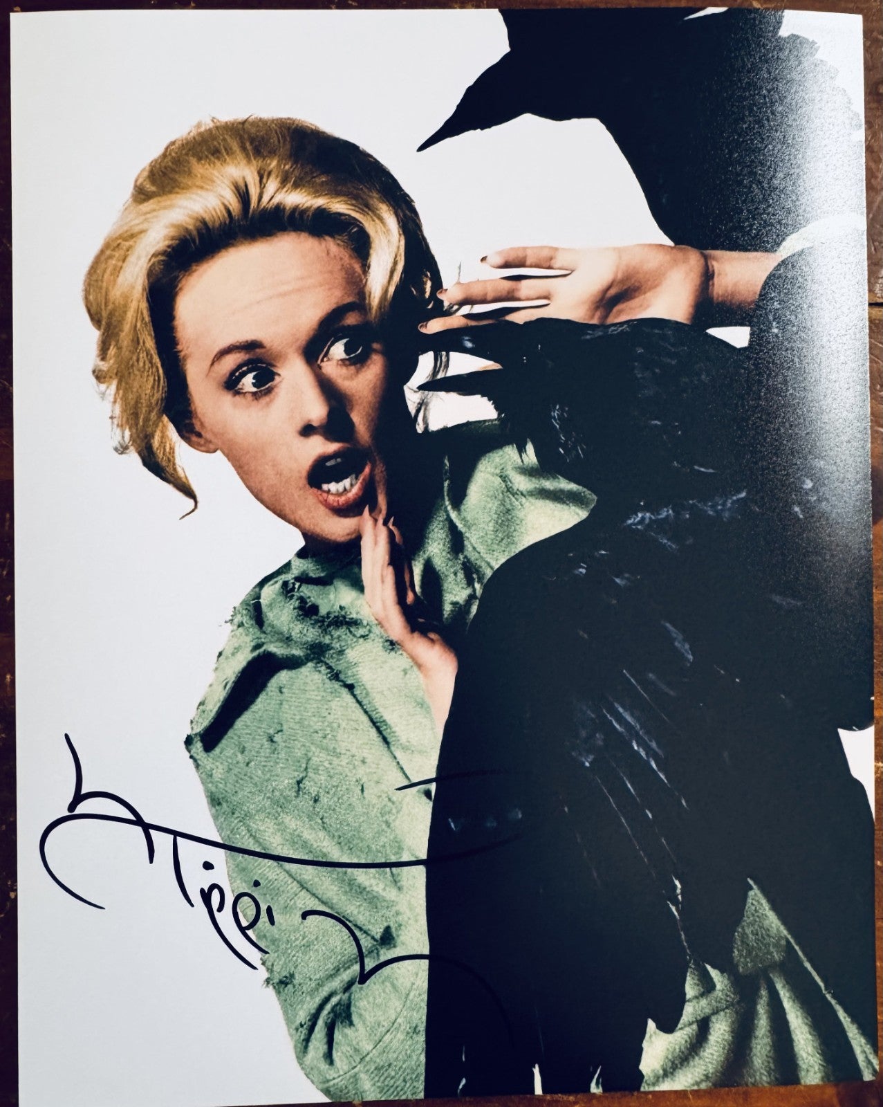 Tippi Hedren Birds Signed Autographed Signature 8x10 Matte Photograph COA
