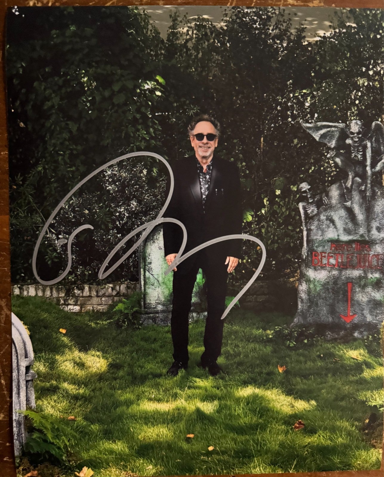 Tim Burton Signed Autographed Signature 8x10 Matte Photograph COA