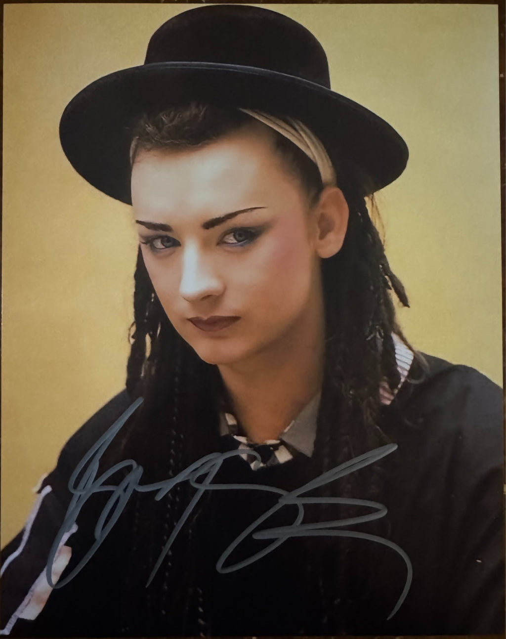 Boy George signed Autographed Signature 8×10 matte photograph