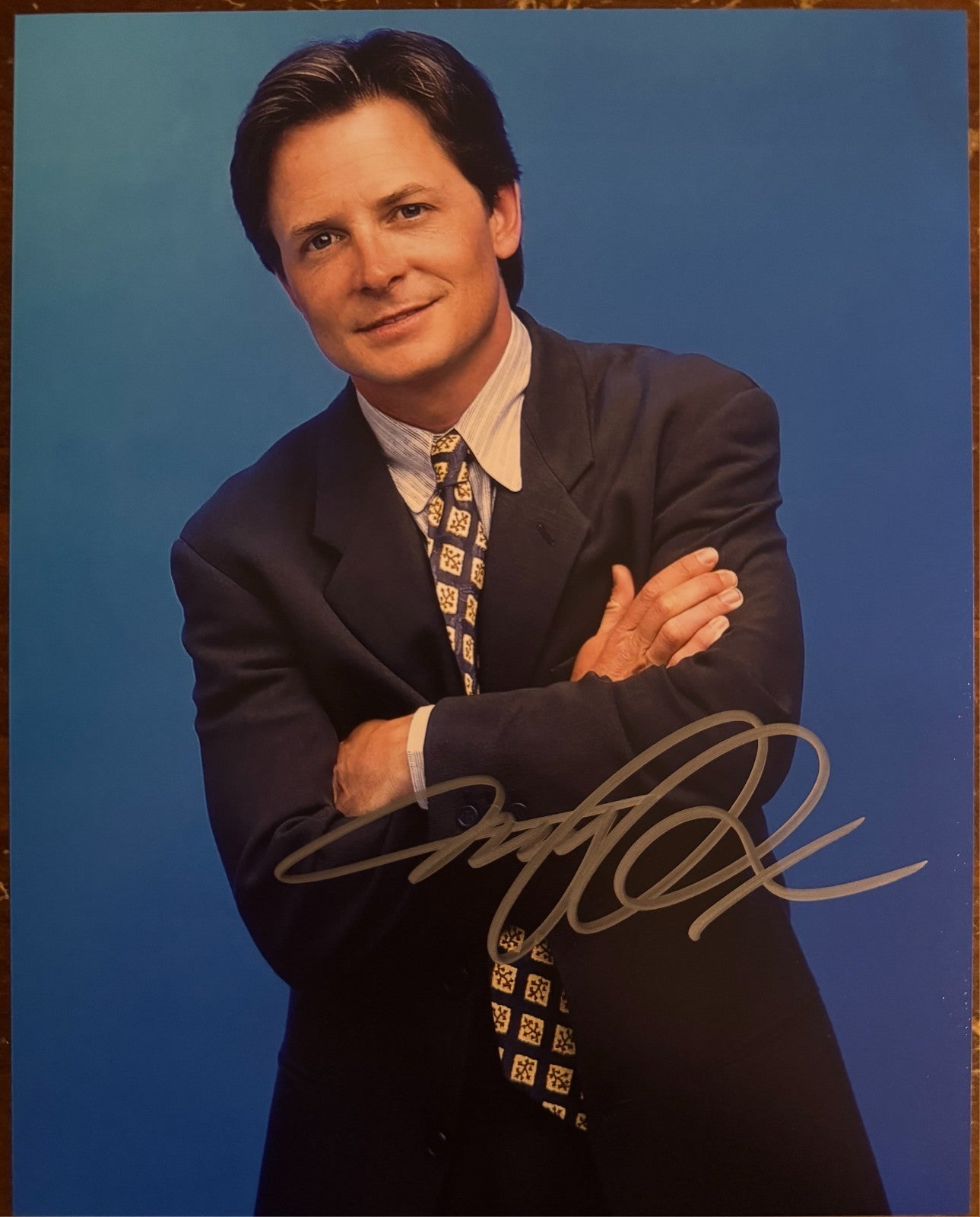 Michael J Fox Signed Autographed Signature 8x10 Matte Photograph COA