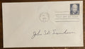 John Eisenhower Signed Autograph Signature on 1st Day of Issue Stamped Envelope