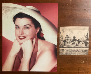 Esther Williams Signed Autograph Signature 4x4 Vintage Cut Magazine Photograph
