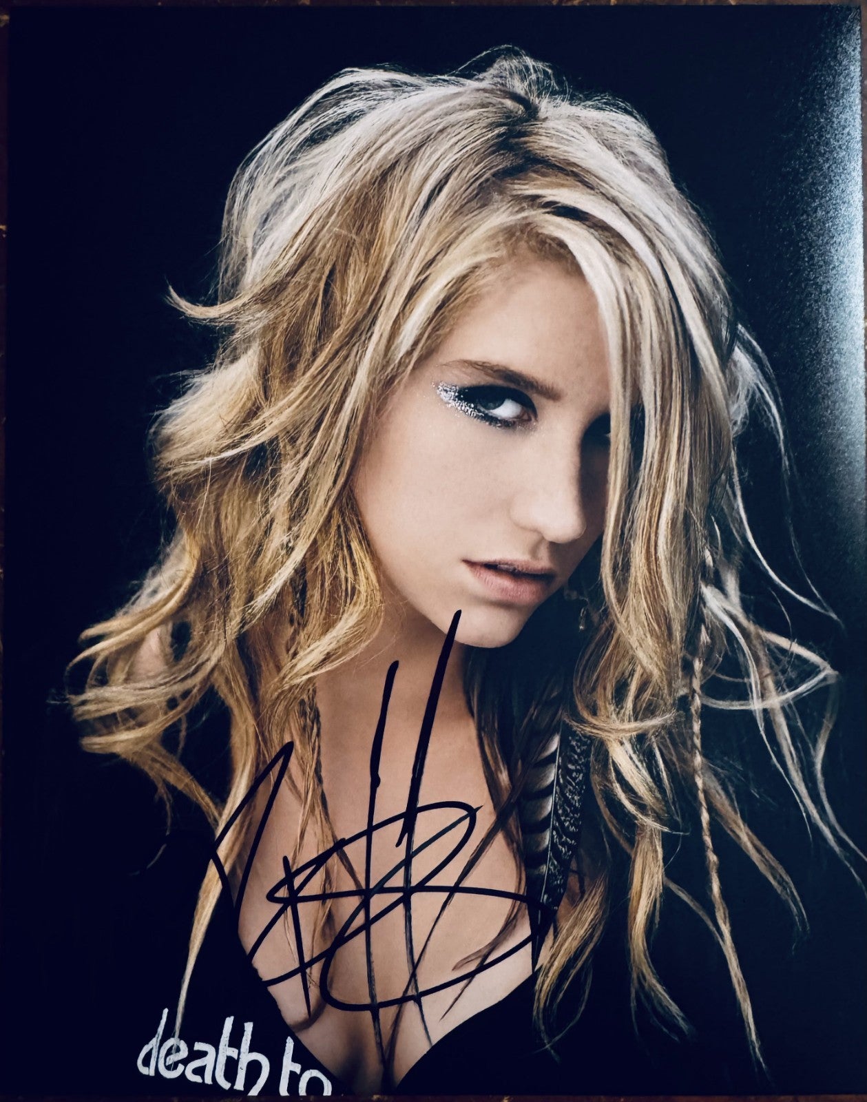 Kesha Signed Autographed Signature 8x10 Matte Photograph COA